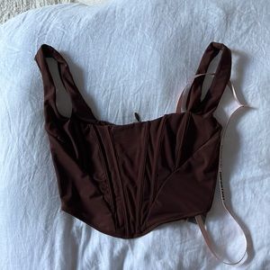 House of CB Ninetta Corset chocolate Brown Medium